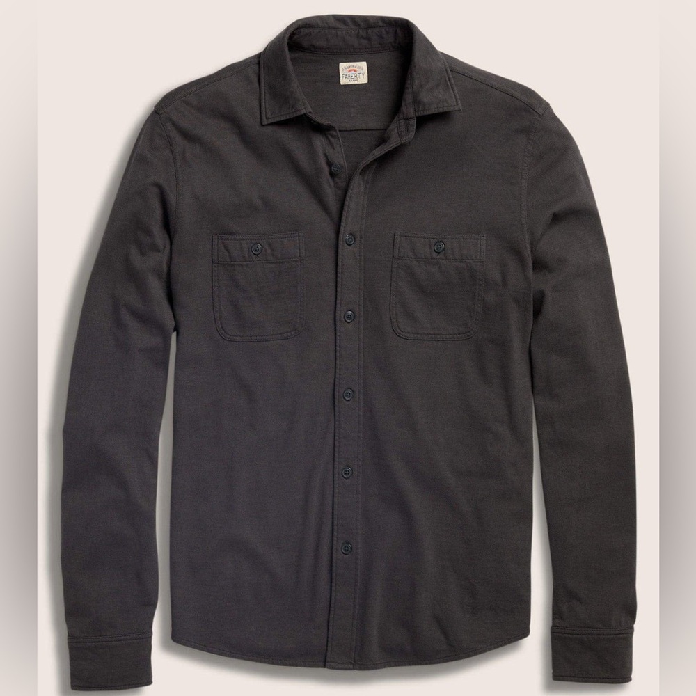 Faherty Long Sleeve Knit Shirt